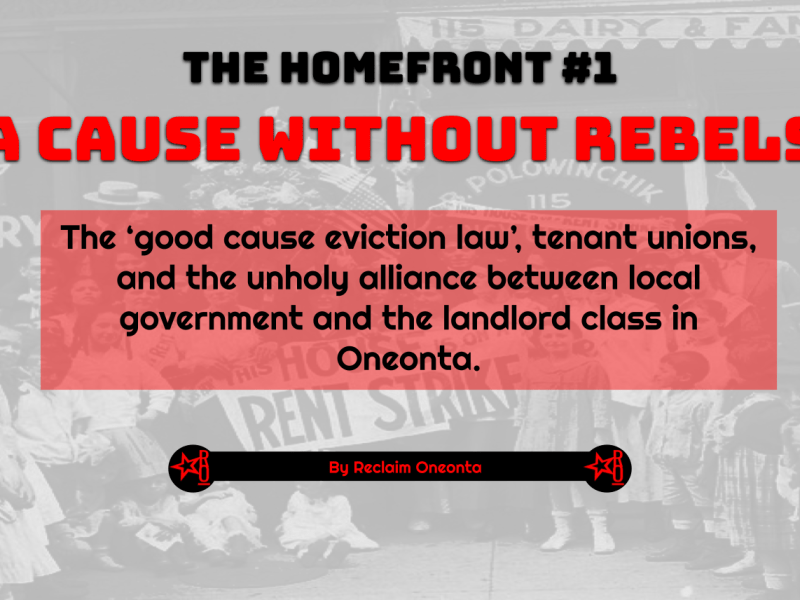The Homefront 001: A Cause Without&nbsp;Rebels